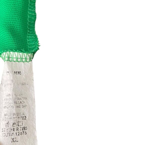 Vici Treat Satin Cowl Neck Romper in Green Size Extra Large - Picture 10 of 10